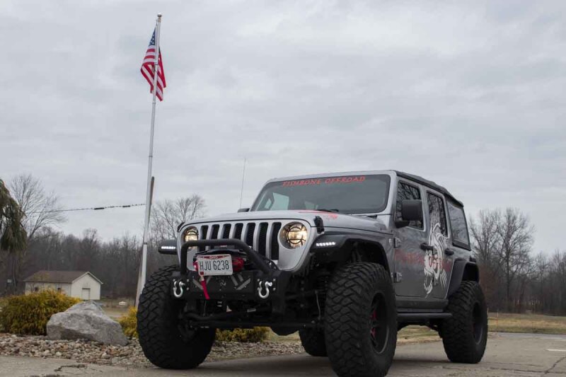 Jeep Wrangler JL Unlimited Bumper - Front - Fishbone Offroad - Barracuda Modular - `18-`27
